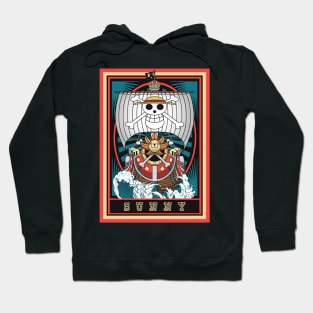 One Piece - Thousand sunny pirates ship Hoodie